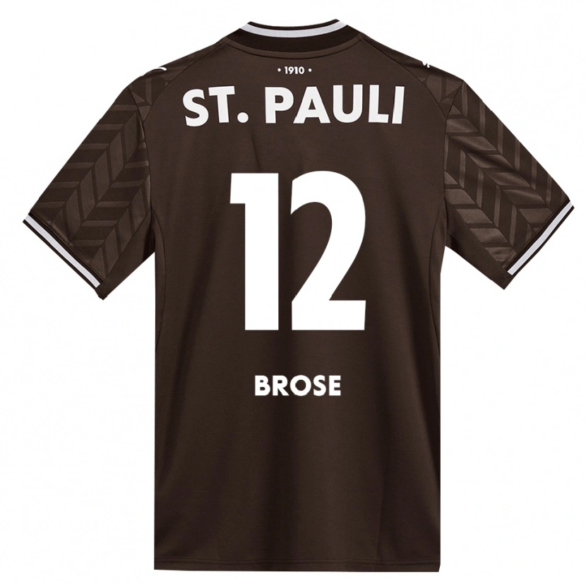 Danxen Herren Hannes Brose #12 Kaffee Weiß Heimtrikot Trikot 2026/27 T-Shirt