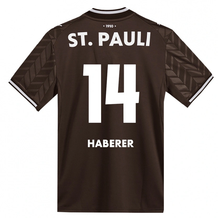Danxen Herren Moritz Haberer #14 Kaffee Weiß Heimtrikot Trikot 2026/27 T-Shirt