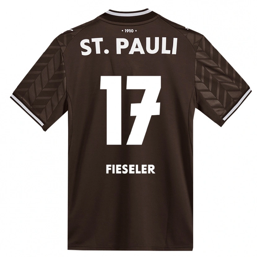 Danxen Herren Jonas Fieseler #17 Kaffee Weiß Heimtrikot Trikot 2026/27 T-Shirt