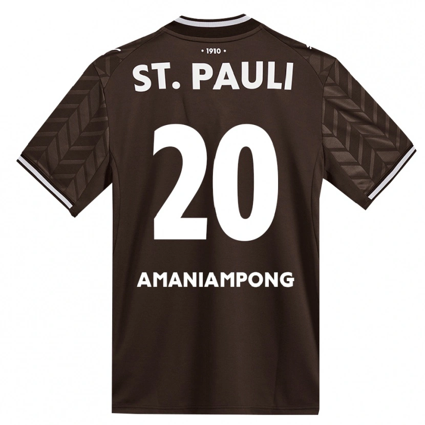 Danxen Herren Marces Amaniampong #20 Kaffee Weiß Heimtrikot Trikot 2026/27 T-Shirt