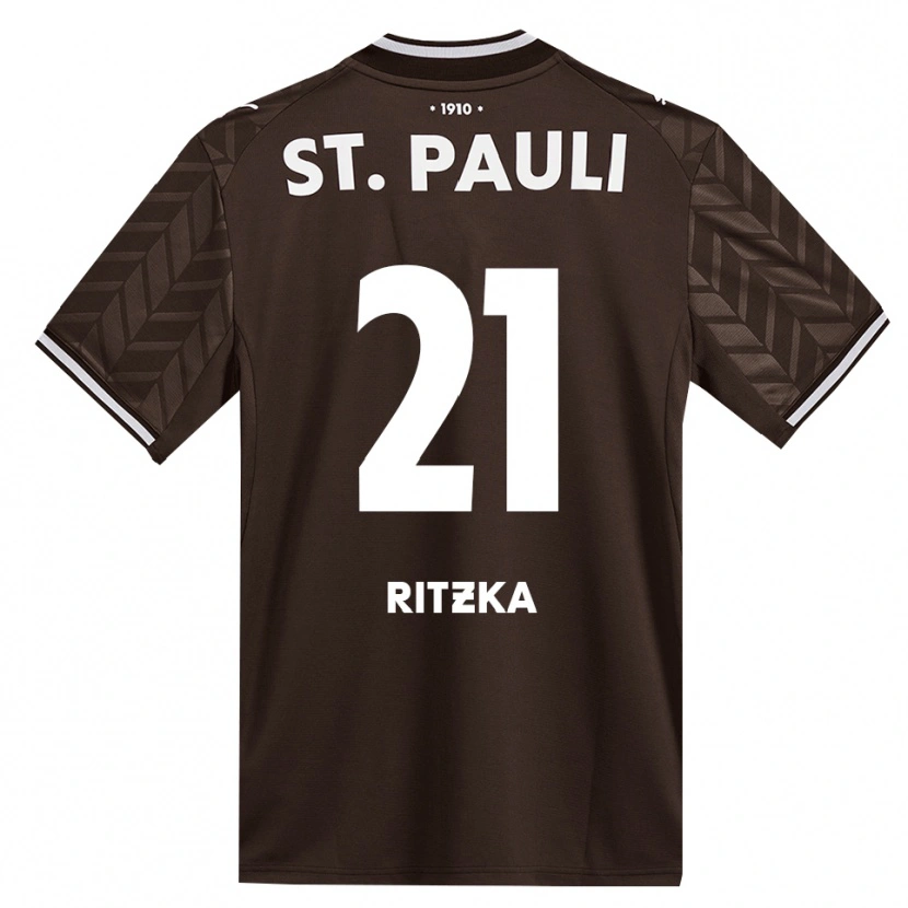 Danxen Herren Lars Ritzka #21 Kaffee Weiß Heimtrikot Trikot 2026/27 T-Shirt