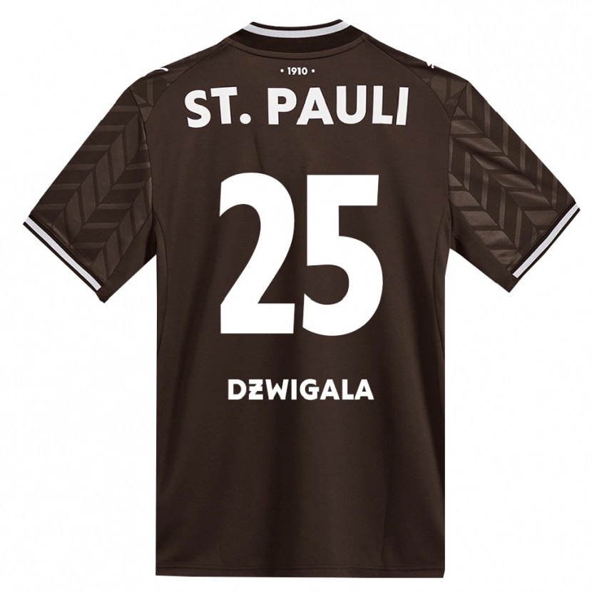 Danxen Herren Adam Dzwigala #25 Kaffee Weiß Heimtrikot Trikot 2026/27 T-Shirt