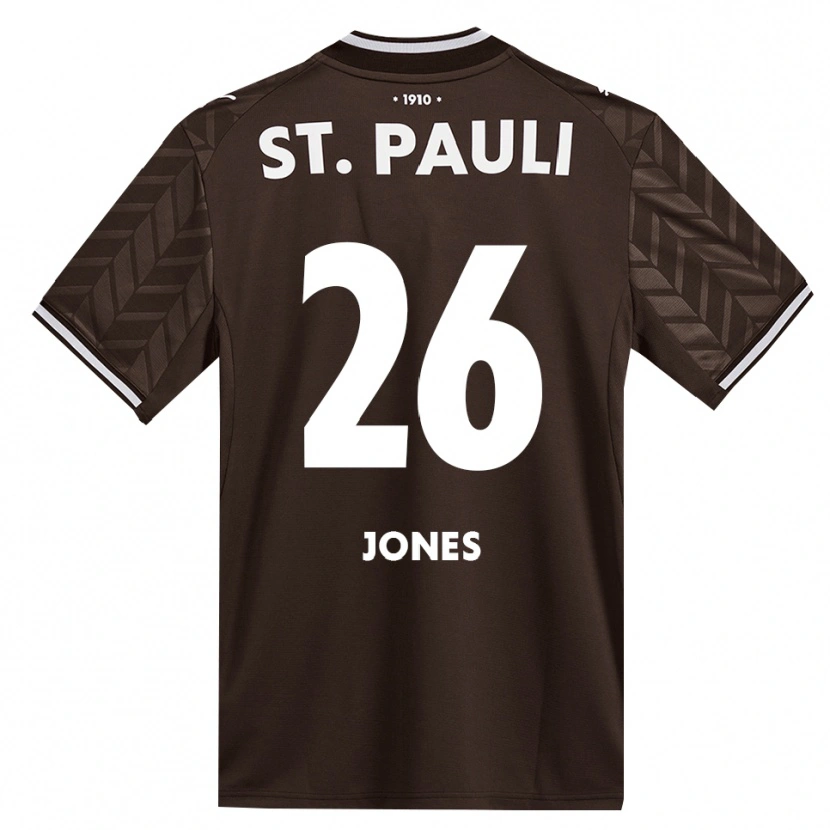 Danxen Herren Ricky-Jade Jones #26 Kaffee Weiß Heimtrikot Trikot 2026/27 T-Shirt