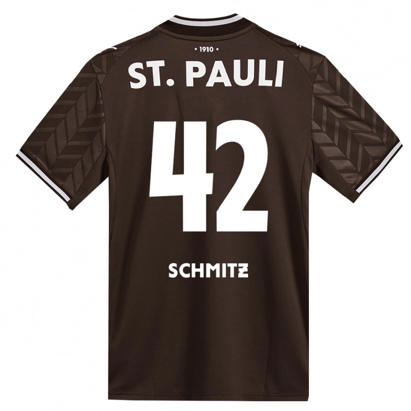 Danxen Herren Marwin Schmitz #42 Kaffee Weiß Heimtrikot Trikot 2026/27 T-Shirt