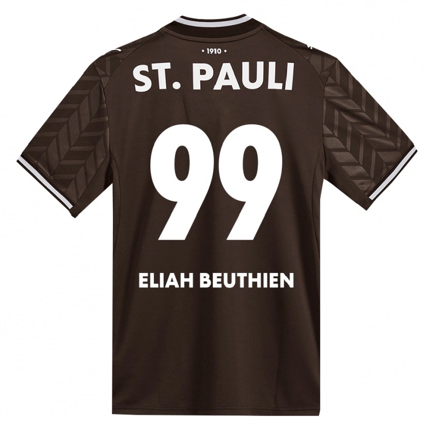 Danxen Herren Jaron Eliah Beuthien #99 Kaffee Weiß Heimtrikot Trikot 2026/27 T-Shirt