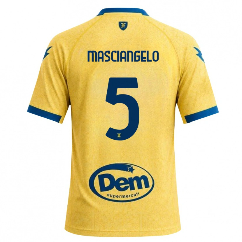 Danxen Herren Edoardo Masciangelo #5 Khaki Schwarz Blau Heimtrikot Trikot 2026/27 T-Shirt
