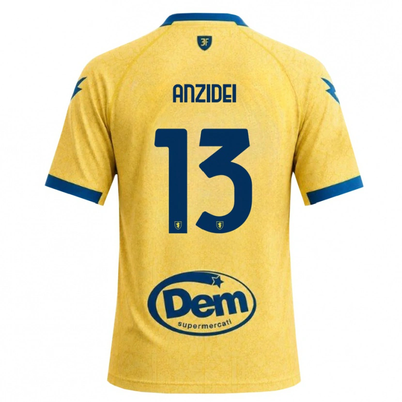 Danxen Herren Massimo Anzidei #13 Khaki Schwarz Blau Heimtrikot Trikot 2026/27 T-Shirt