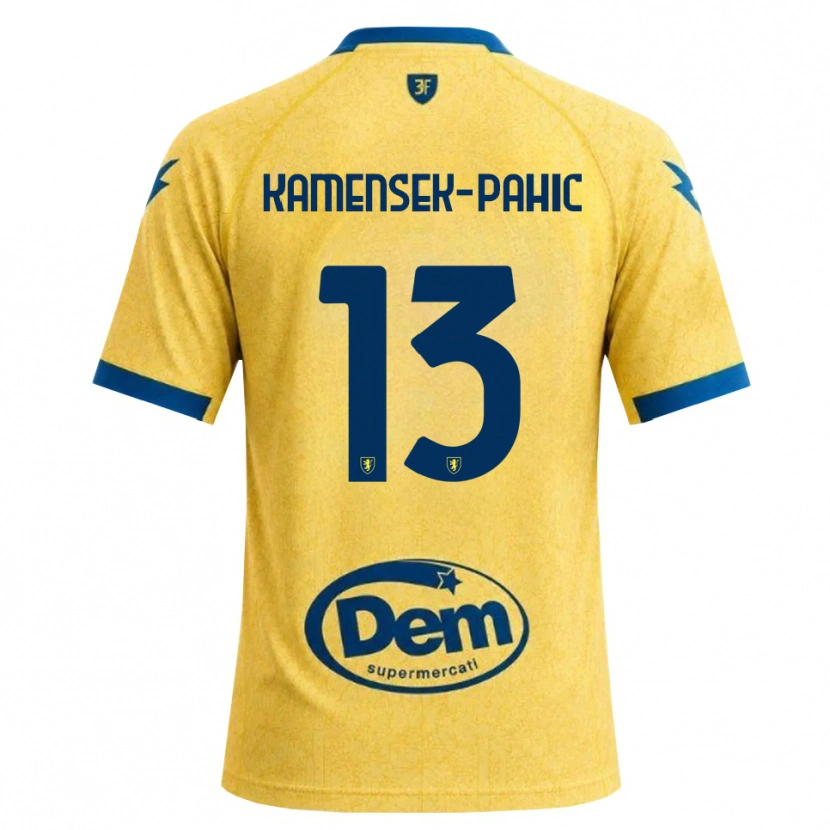 Danxen Herren Matjaz Kamensek-Pahic #13 Khaki Schwarz Blau Heimtrikot Trikot 2026/27 T-Shirt
