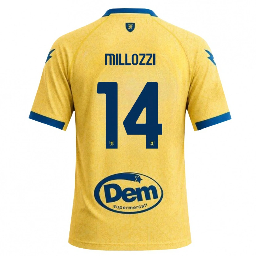 Danxen Herren Francesco Millozzi #14 Khaki Schwarz Blau Heimtrikot Trikot 2026/27 T-Shirt