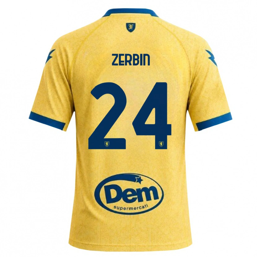 Danxen Herren Alessio Zerbin #24 Khaki Schwarz Blau Heimtrikot Trikot 2026/27 T-Shirt