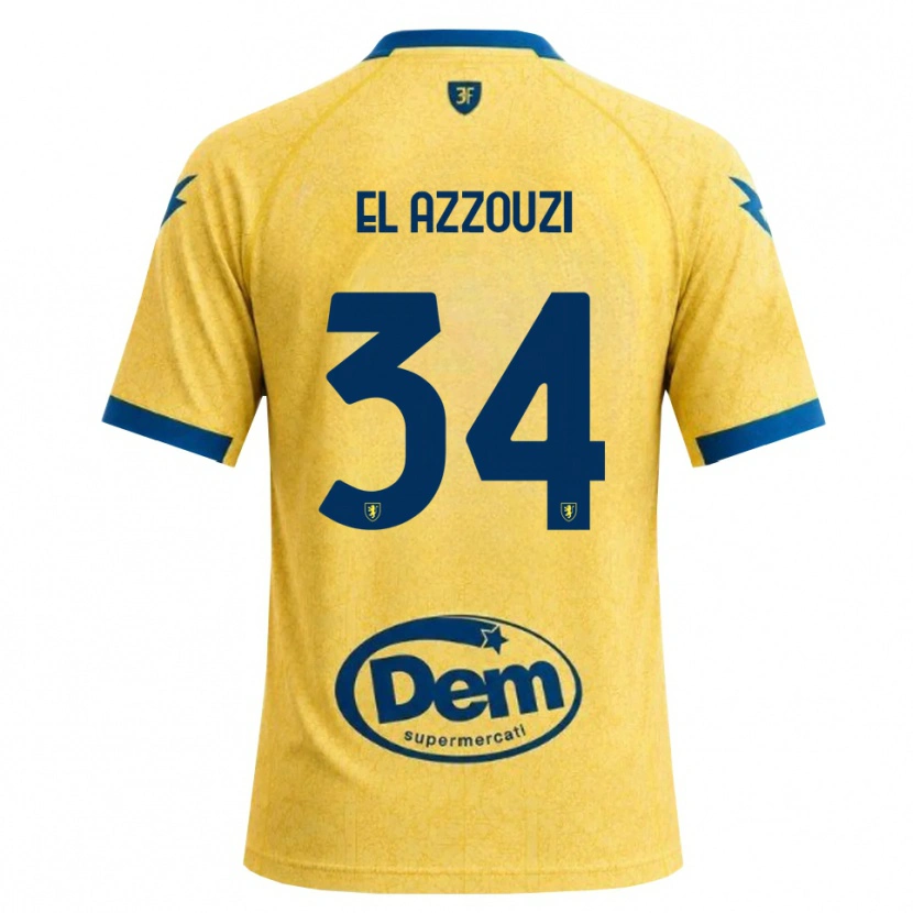 Danxen Herren Anouar El Azzouzi #34 Khaki Schwarz Blau Heimtrikot Trikot 2026/27 T-Shirt