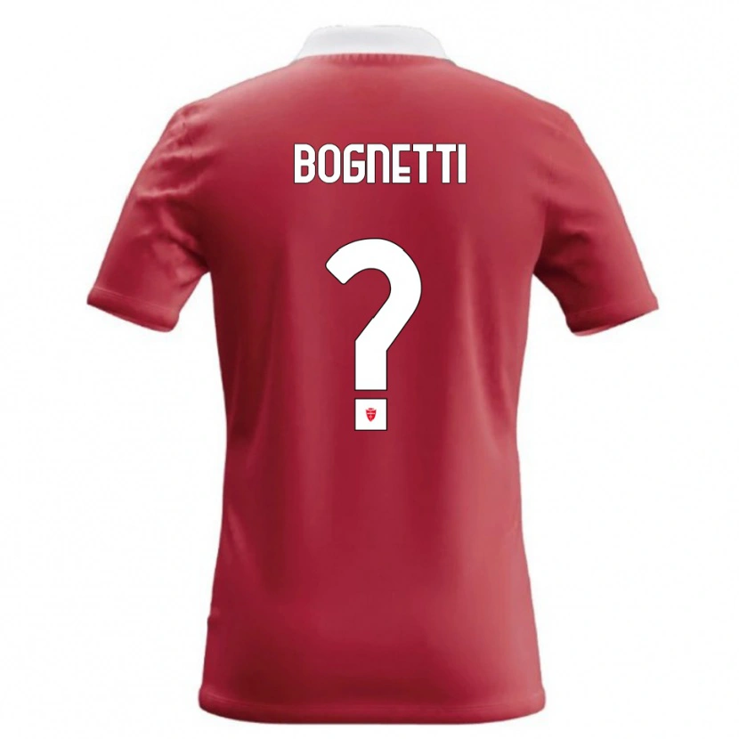 Danxen Herren Federico Bognetti #0 Rot Weiß Heimtrikot Trikot 2026/27 T-Shirt