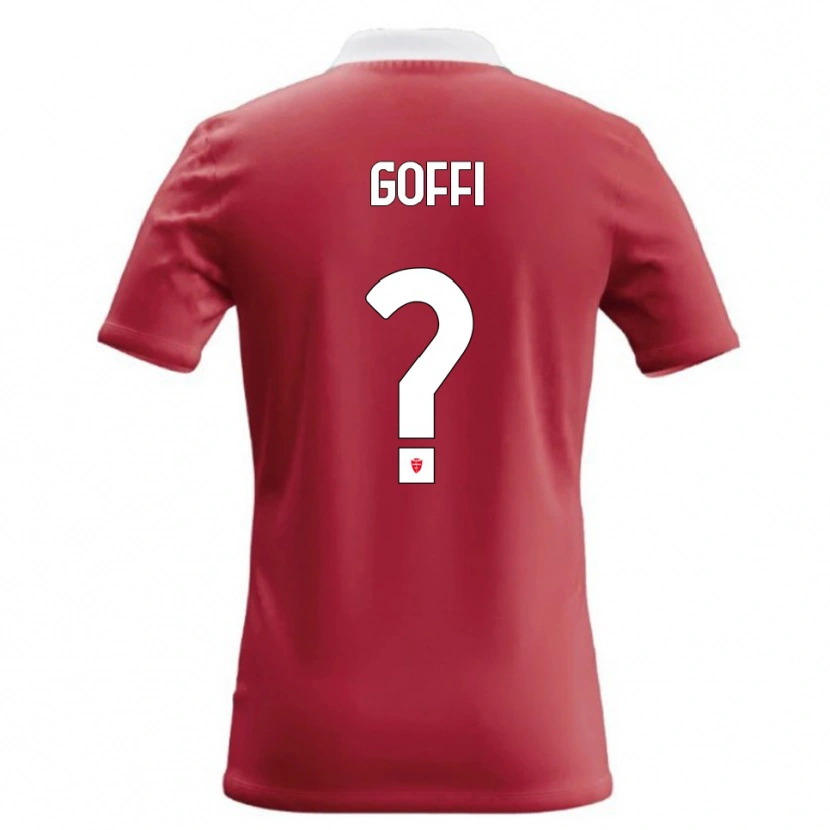 Danxen Herren Tommaso Goffi #0 Rot Weiß Heimtrikot Trikot 2026/27 T-Shirt