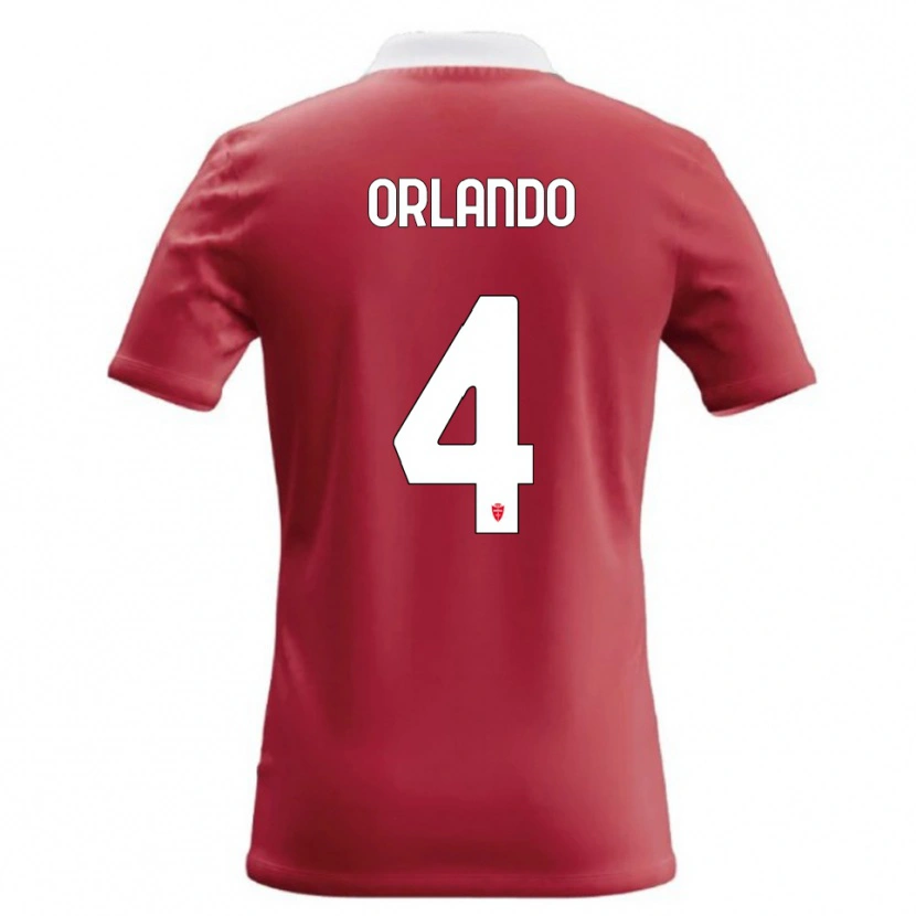 Danxen Herren Andrea Orlando #4 Rot Weiß Heimtrikot Trikot 2026/27 T-Shirt