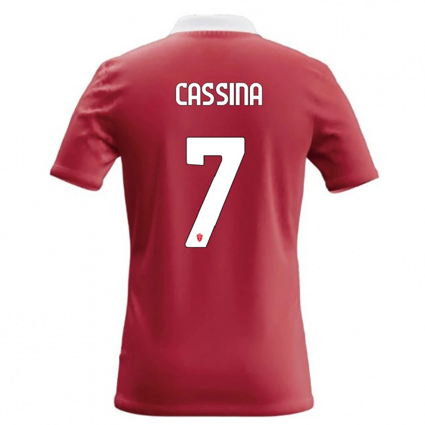 Danxen Herren Tommaso Cassina #7 Rot Weiß Heimtrikot Trikot 2026/27 T-Shirt