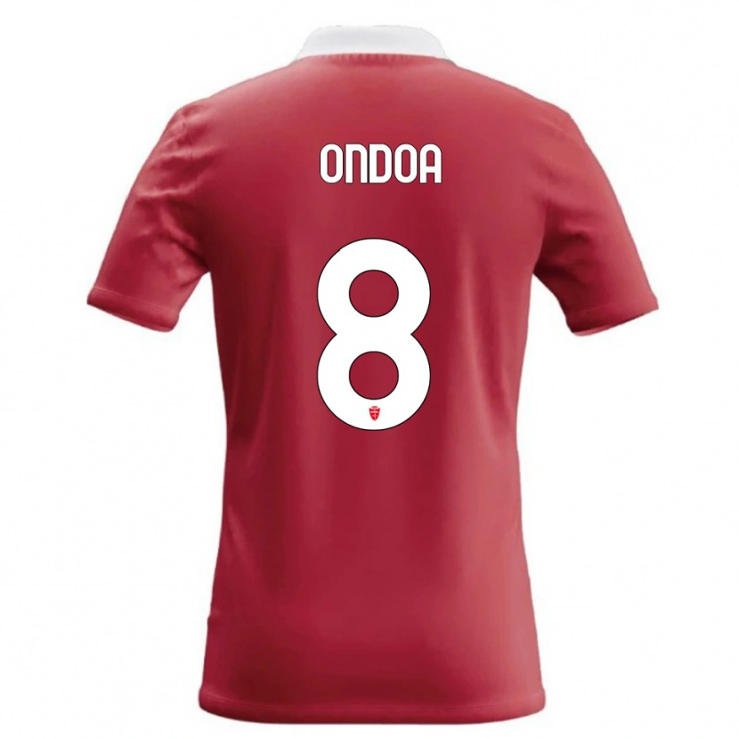 Danxen Herren Foe Ondoa #8 Rot Weiß Heimtrikot Trikot 2026/27 T-Shirt
