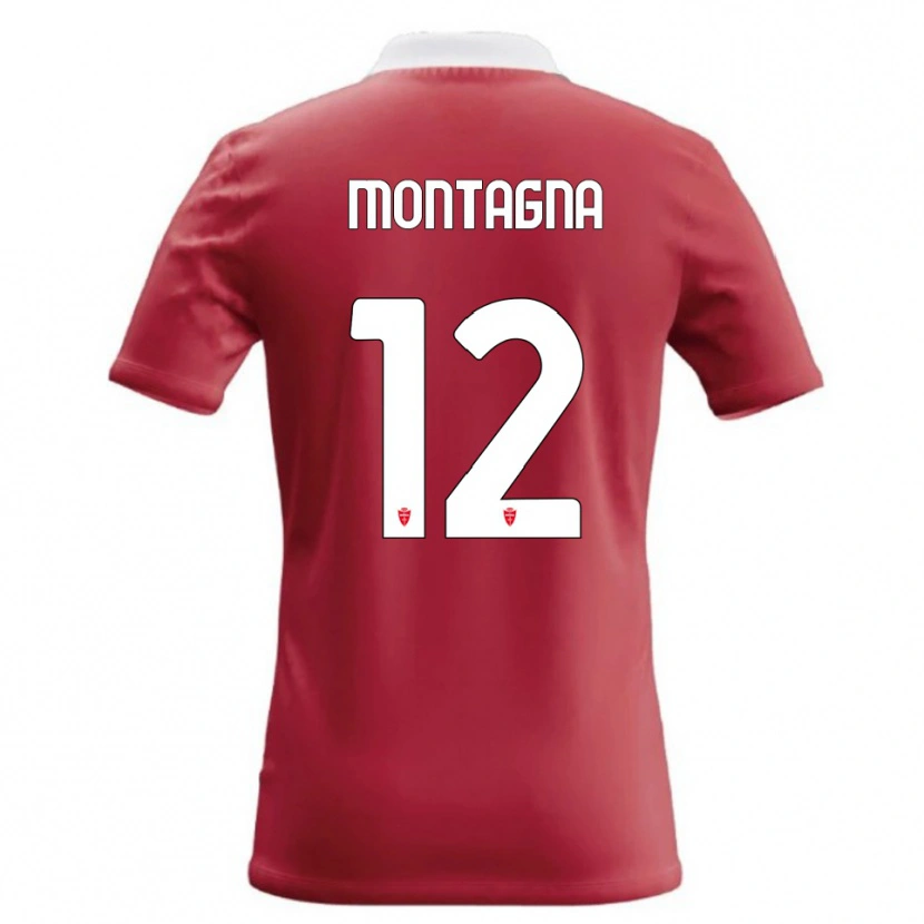 Danxen Herren Jacopo Montagna #12 Rot Weiß Heimtrikot Trikot 2026/27 T-Shirt