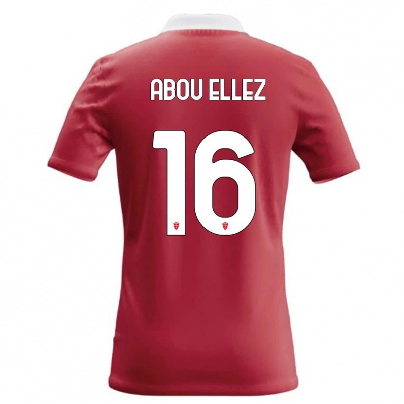 Danxen Herren Amir Abou Elezz #16 Rot Weiß Heimtrikot Trikot 2026/27 T-Shirt