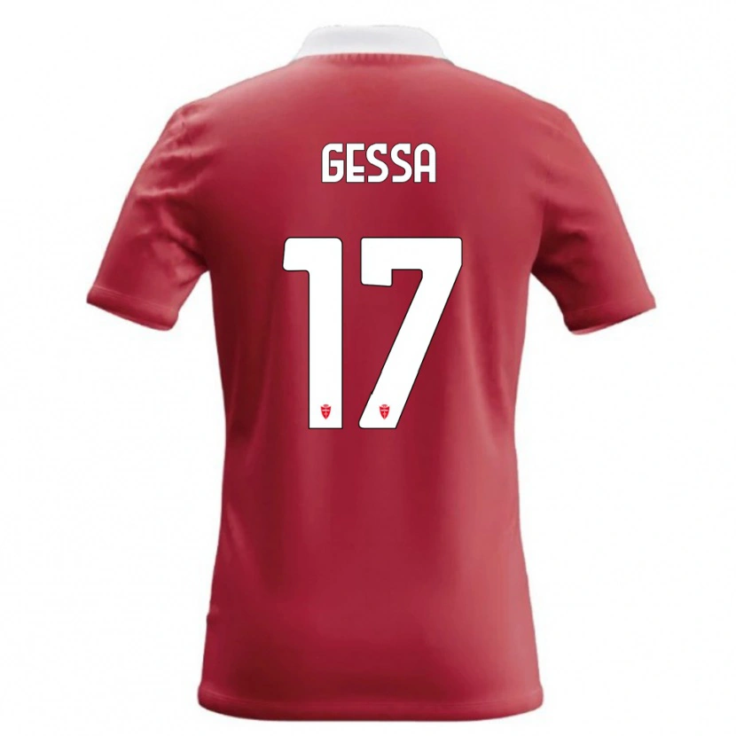 Danxen Herren Francesco Gessa #17 Rot Weiß Heimtrikot Trikot 2026/27 T-Shirt