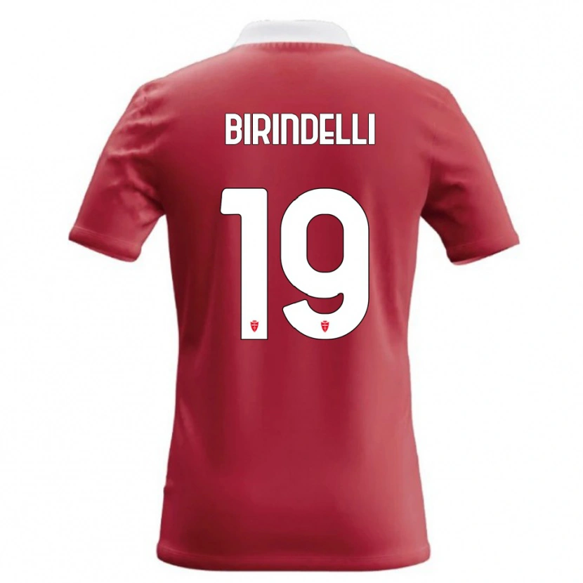 Danxen Herren Samuele Birindelli #19 Rot Weiß Heimtrikot Trikot 2026/27 T-Shirt