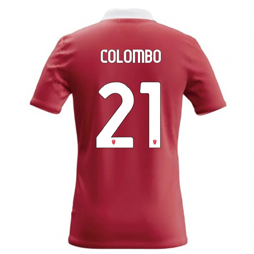 Danxen Herren Leonardo Colombo #21 Rot Weiß Heimtrikot Trikot 2026/27 T-Shirt