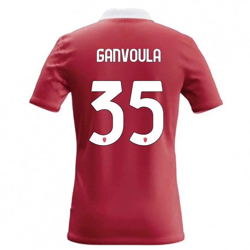 Danxen Herren Silvere Ganvoula #35 Rot Weiß Heimtrikot Trikot 2026/27 T-Shirt