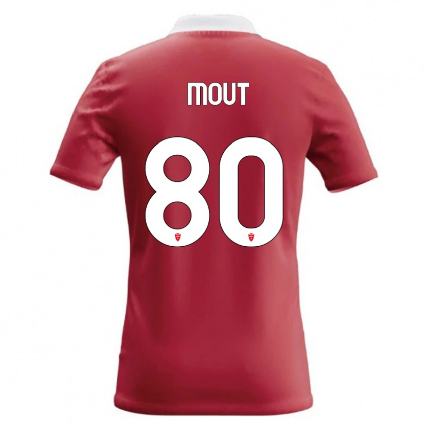 Danxen Herren Mathis Mout #80 Rot Weiß Heimtrikot Trikot 2026/27 T-Shirt