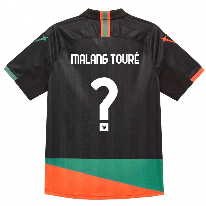 Danxen Herren Mohamed Malang Touré #0 Schwarz Orange Grün Heimtrikot Trikot 2026/27 T-Shirt