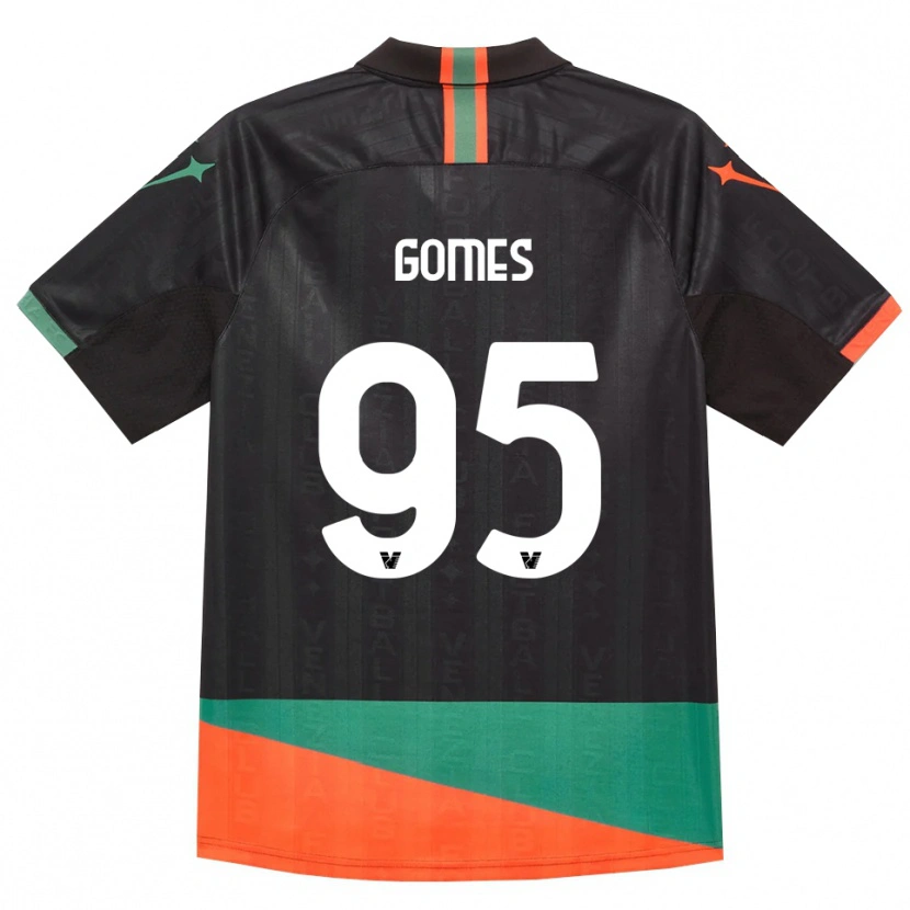 Danxen Herren Ale Gomes #95 Schwarz Orange Grün Heimtrikot Trikot 2026/27 T-Shirt