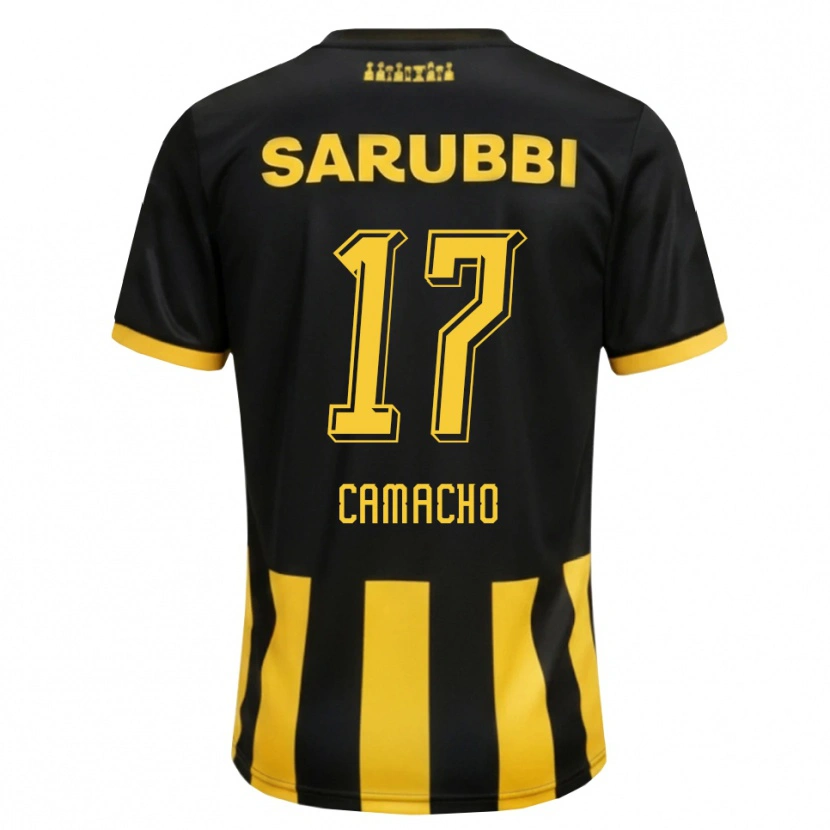Danxen Herren Sebastián Camacho #17 Schwarz Gelb Heimtrikot Trikot 2026/27 T-Shirt