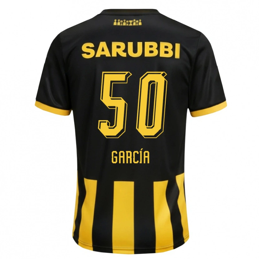 Danxen Herren Diego García #50 Schwarz Gelb Heimtrikot Trikot 2026/27 T-Shirt