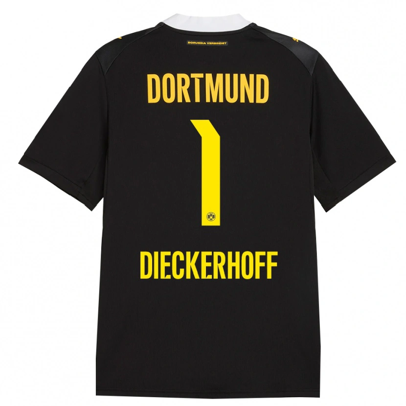 Danxen Herren Max Dieckerhoff #1 Schwarz Rot Gelb Auswärtstrikot Trikot 2026/27 T-Shirt