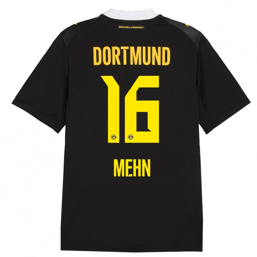 Danxen Herren Phil Josef Mehn #16 Schwarz Rot Gelb Auswärtstrikot Trikot 2026/27 T-Shirt