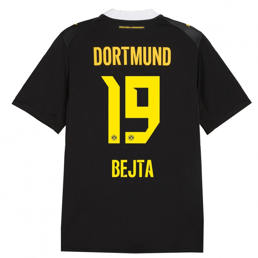 Danxen Herren Adriano Bejta #19 Schwarz Rot Gelb Auswärtstrikot Trikot 2026/27 T-Shirt