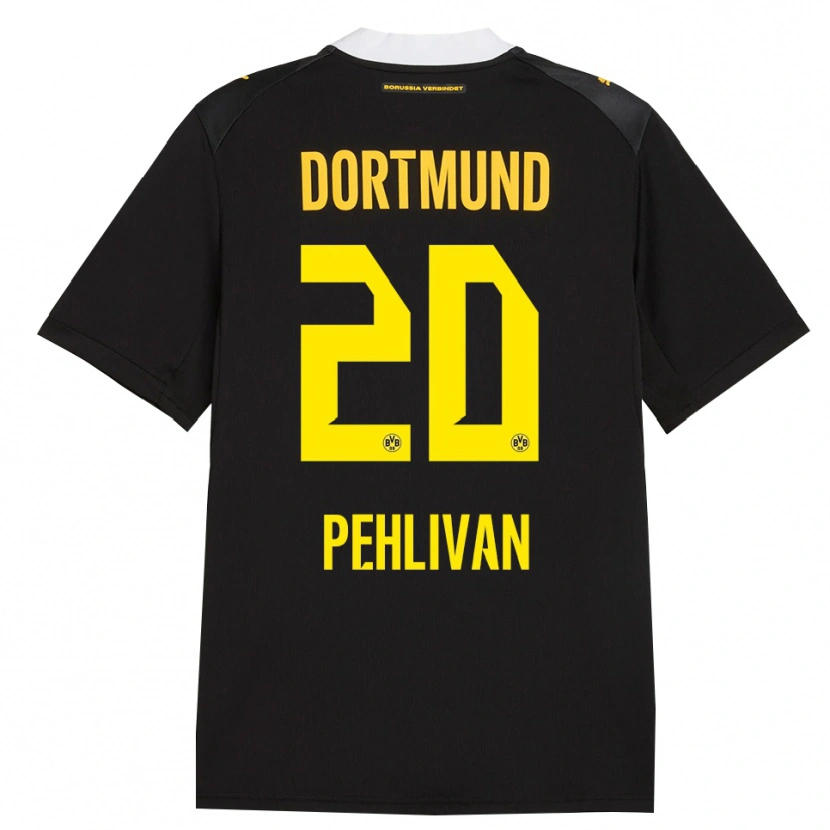 Danxen Herren Miran Pehlivan #20 Schwarz Rot Gelb Auswärtstrikot Trikot 2026/27 T-Shirt