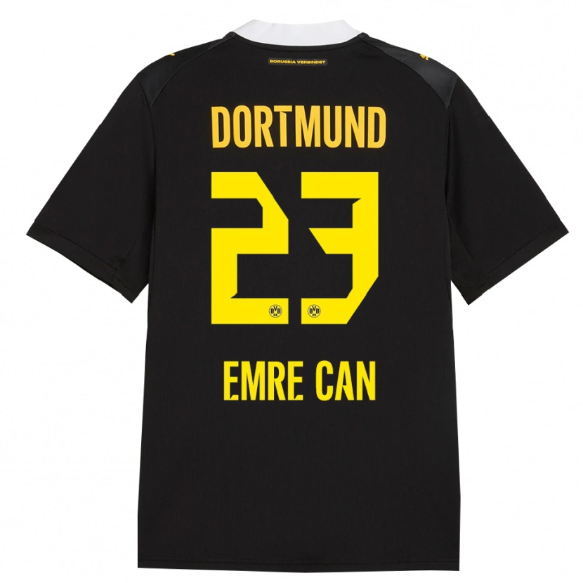 Danxen Herren Emre Can #23 Schwarz Rot Gelb Auswärtstrikot Trikot 2026/27 T-Shirt