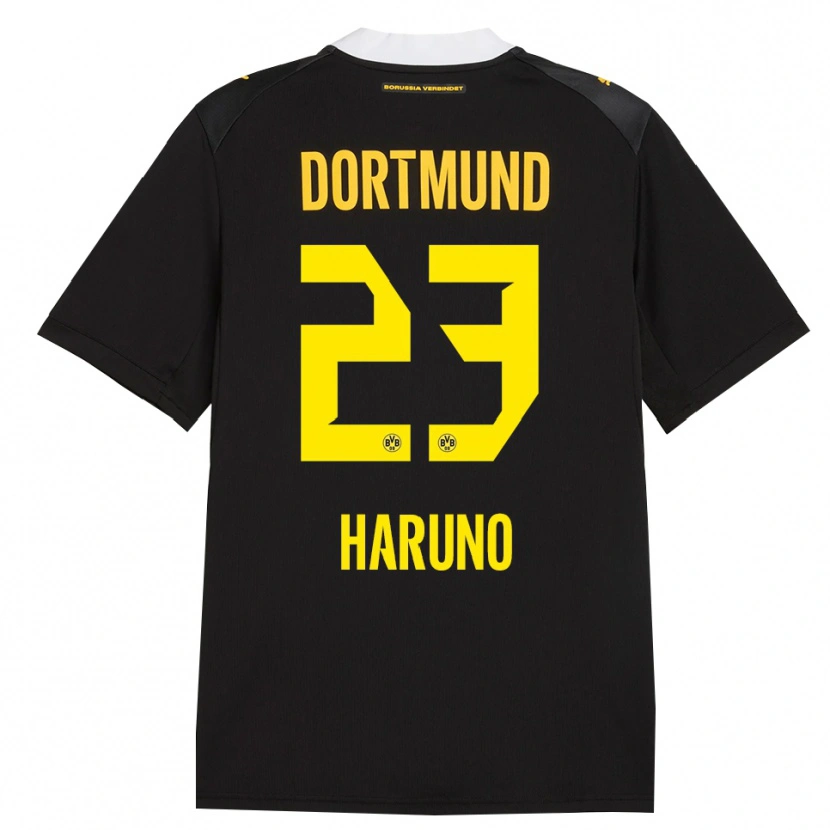 Danxen Herren Sasaki Haruno #23 Schwarz Rot Gelb Auswärtstrikot Trikot 2026/27 T-Shirt