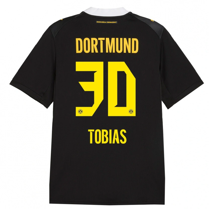 Danxen Herren Vogt Tobias #30 Schwarz Rot Gelb Auswärtstrikot Trikot 2026/27 T-Shirt