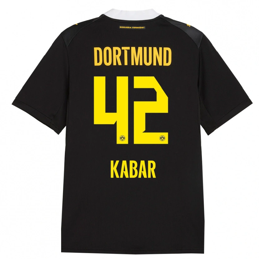 Danxen Herren Almugera Kabar #42 Schwarz Rot Gelb Auswärtstrikot Trikot 2026/27 T-Shirt