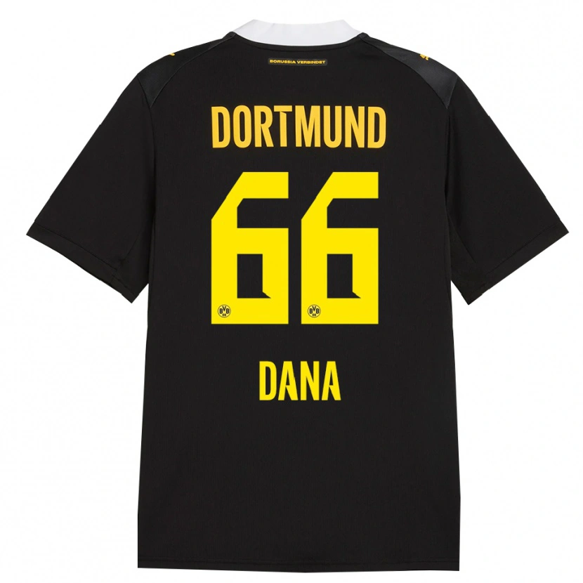 Danxen Herren Bleckmann Dana #66 Schwarz Rot Gelb Auswärtstrikot Trikot 2026/27 T-Shirt