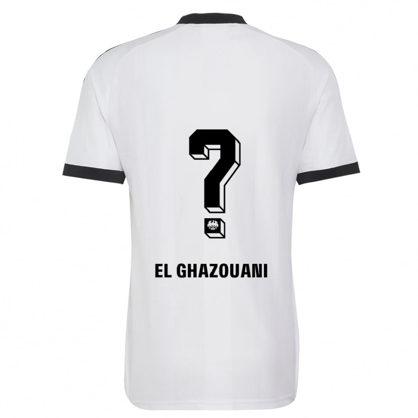 Danxen Herren Mohamed El Ghazouani #0 Schwarz Weiß Auswärtstrikot Trikot 2026/27 T-Shirt