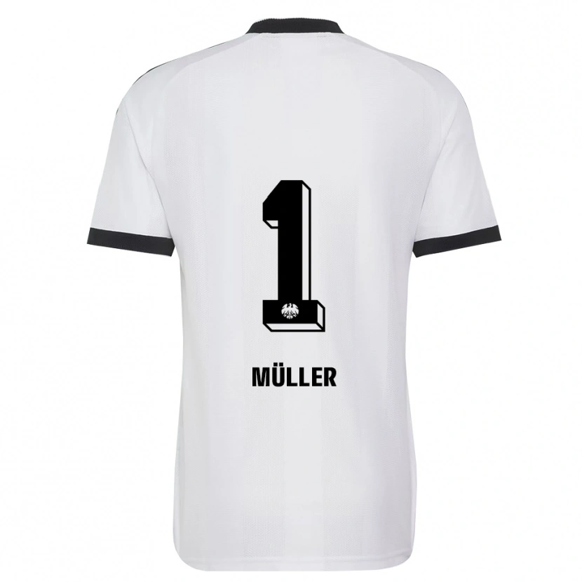 Danxen Herren Laurin Müller #1 Schwarz Weiß Auswärtstrikot Trikot 2026/27 T-Shirt
