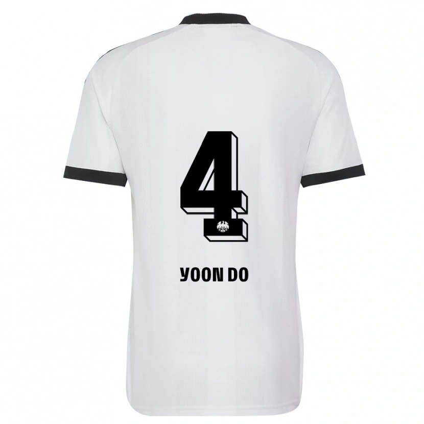 Danxen Herren Yoon-Do Kim #4 Schwarz Weiß Auswärtstrikot Trikot 2026/27 T-Shirt