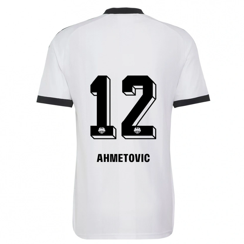 Danxen Herren Marko Ahmetovic #12 Schwarz Weiß Auswärtstrikot Trikot 2026/27 T-Shirt