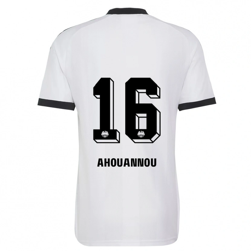 Danxen Herren Yannis Ahouannou #16 Schwarz Weiß Auswärtstrikot Trikot 2026/27 T-Shirt