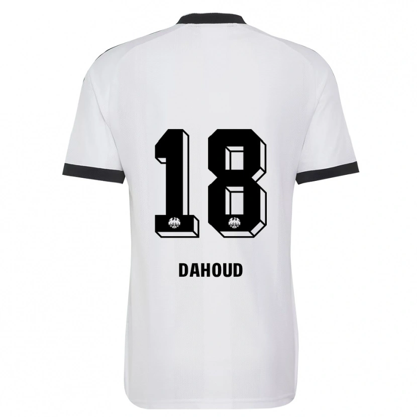 Danxen Herren Mahmoud Dahoud #18 Schwarz Weiß Auswärtstrikot Trikot 2026/27 T-Shirt