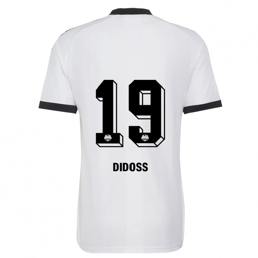 Danxen Herren George Didoss #19 Schwarz Weiß Auswärtstrikot Trikot 2026/27 T-Shirt