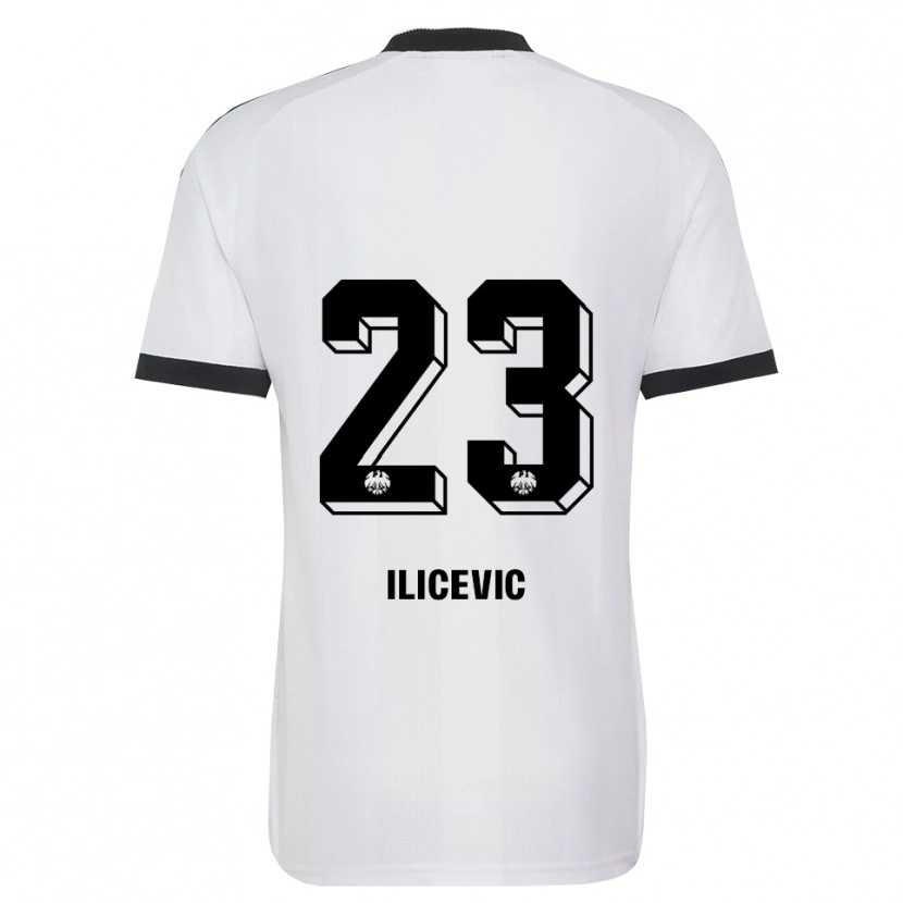 Danxen Herren Niko Ilicevic #23 Schwarz Weiß Auswärtstrikot Trikot 2026/27 T-Shirt