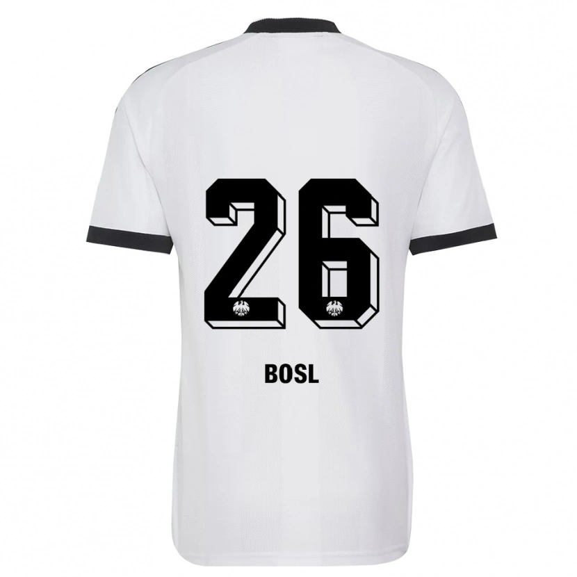 Danxen Herren Cara Bosl #26 Schwarz Weiß Auswärtstrikot Trikot 2026/27 T-Shirt