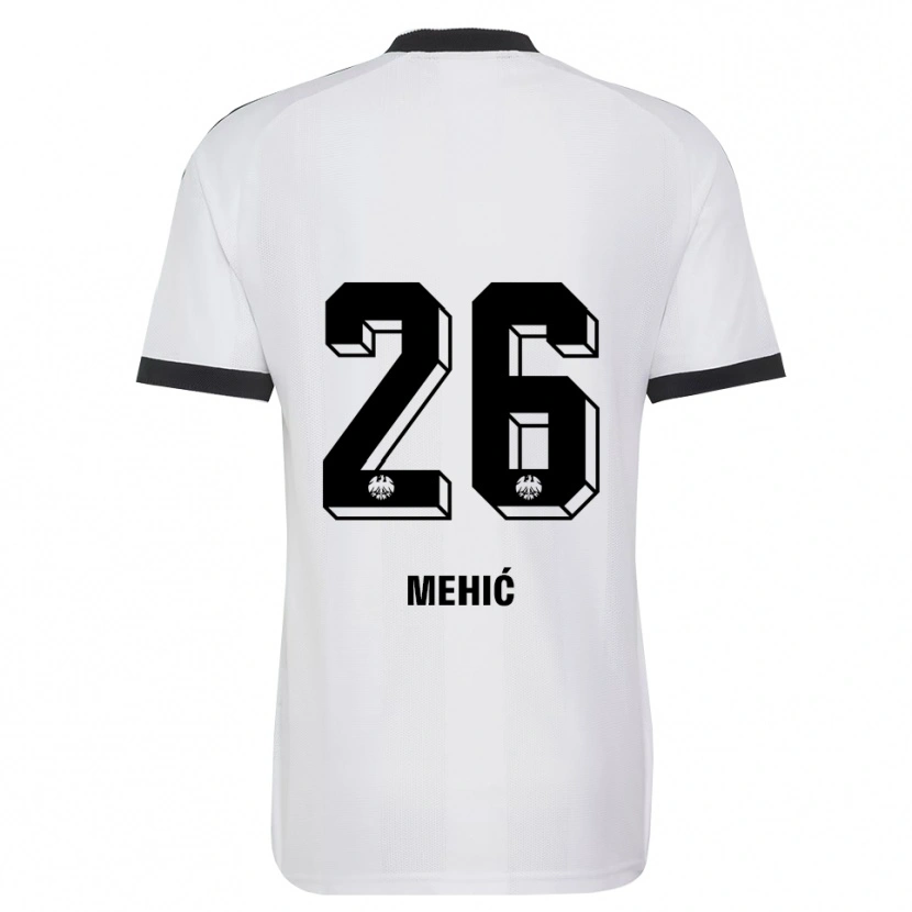 Danxen Herren Liam Mehić #26 Schwarz Weiß Auswärtstrikot Trikot 2026/27 T-Shirt